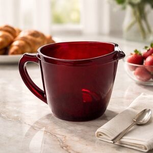 Anchor Hocking Royal Ruby Red Glass Creamer